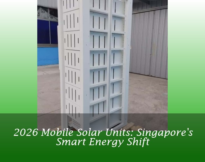 2026 Mobile Solar Units: Singapore's Smart Energy Shift